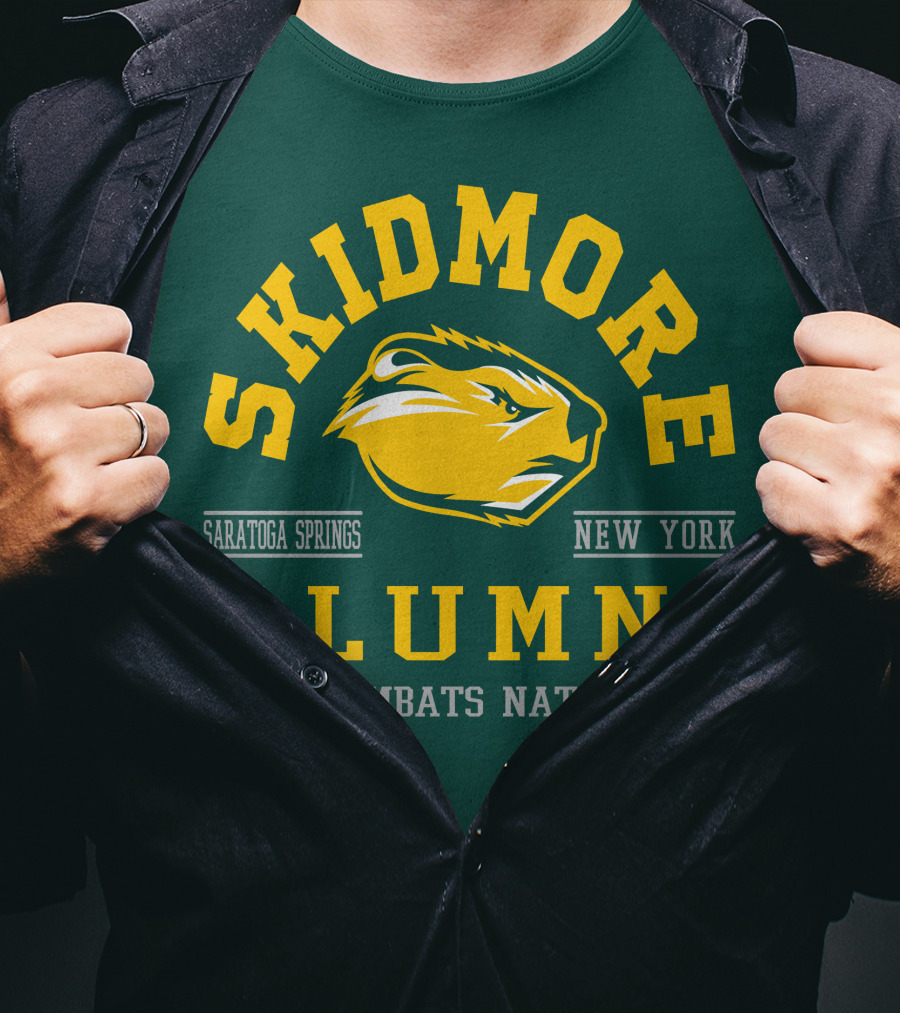 Skidmore College Alumni Wombats Nation Saratoga Springs New York T-Shirt