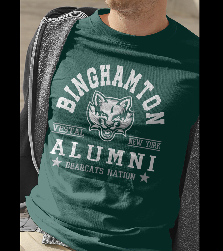 Binghamton Alumni Vestal New York Bearcats Nation T-Shirt