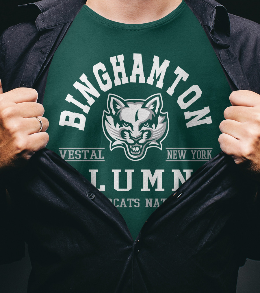 Binghamton Alumni Vestal New York Bearcats Nation T-Shirt