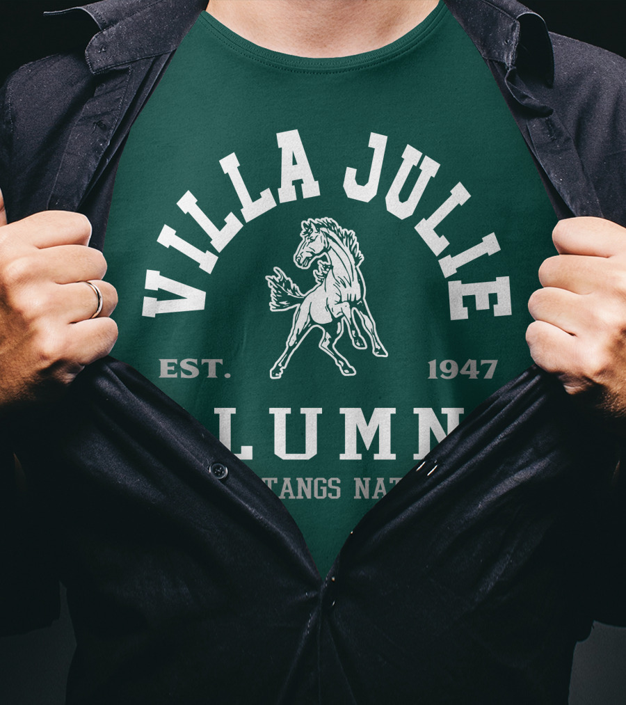Villa Julie College Est. 1947 Alumni Mustangs Nation T-Shirt
