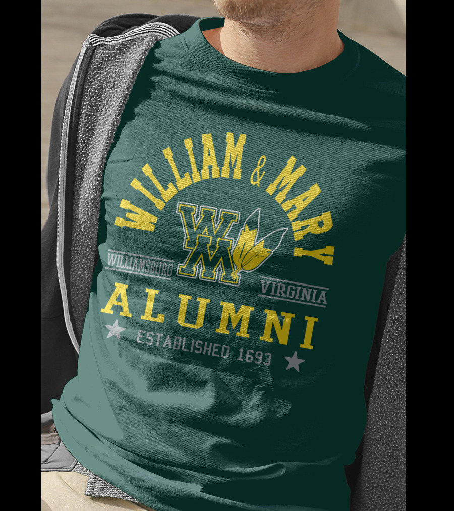 William And Mary Alumni Williamsburg Virginia Established 1693 T-Shirt