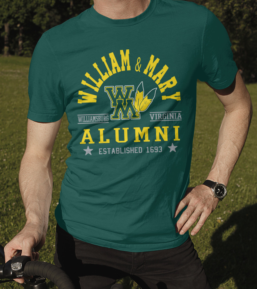 William And Mary Alumni Williamsburg Virginia Established 1693 T-Shirt