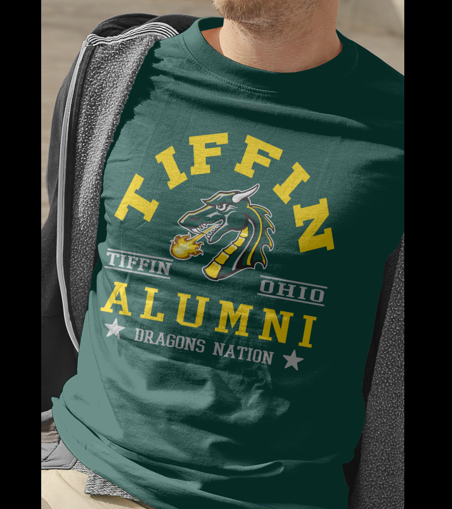 Tiffin Ohio Alumni Dragons Nation T-Shirt