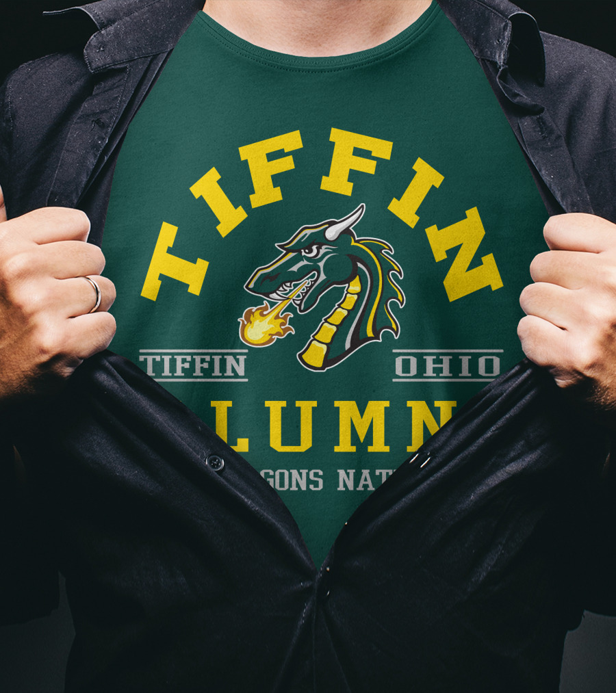 Tiffin Ohio Alumni Dragons Nation T-Shirt