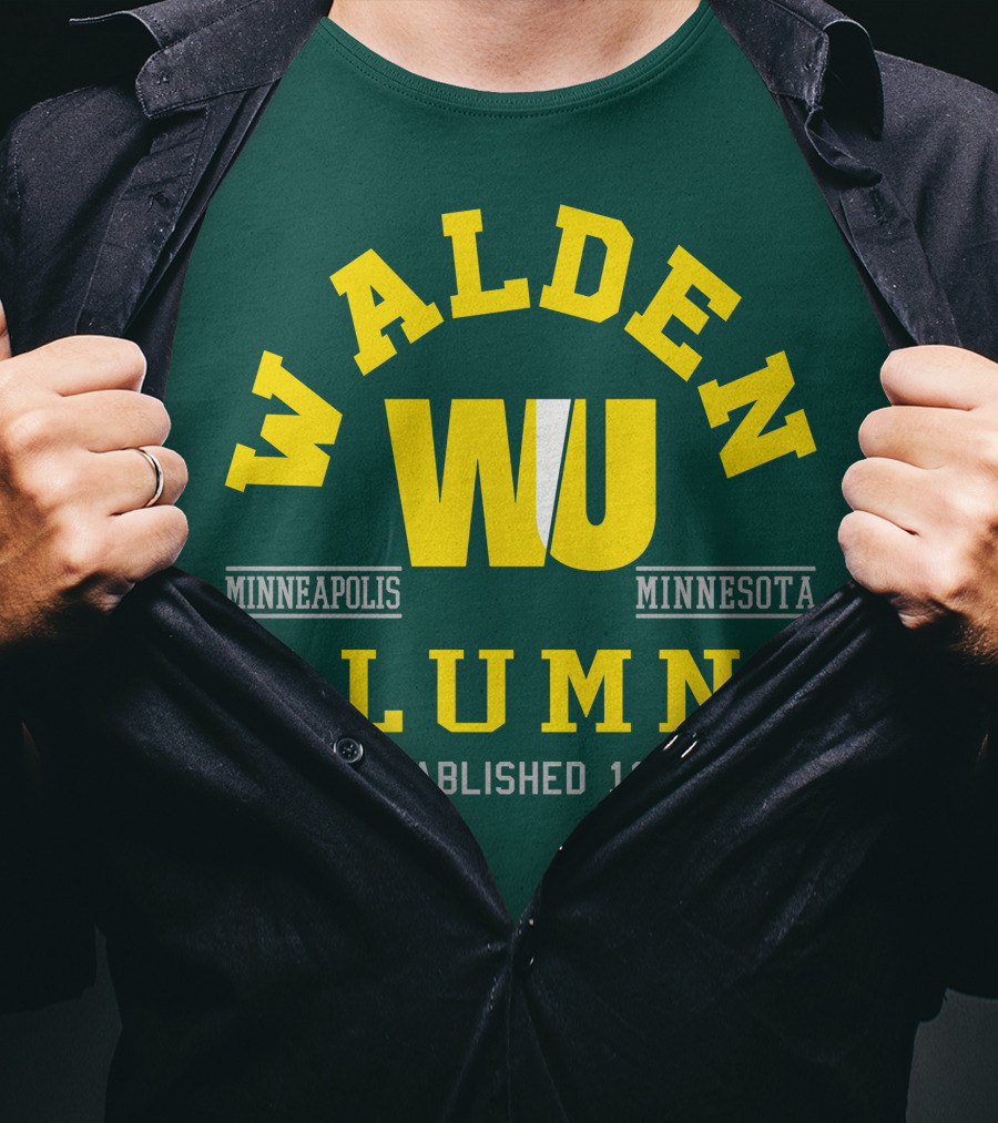 Walden University Alumni Minneapolis Minnesota Established 1970 WU T-Shirt