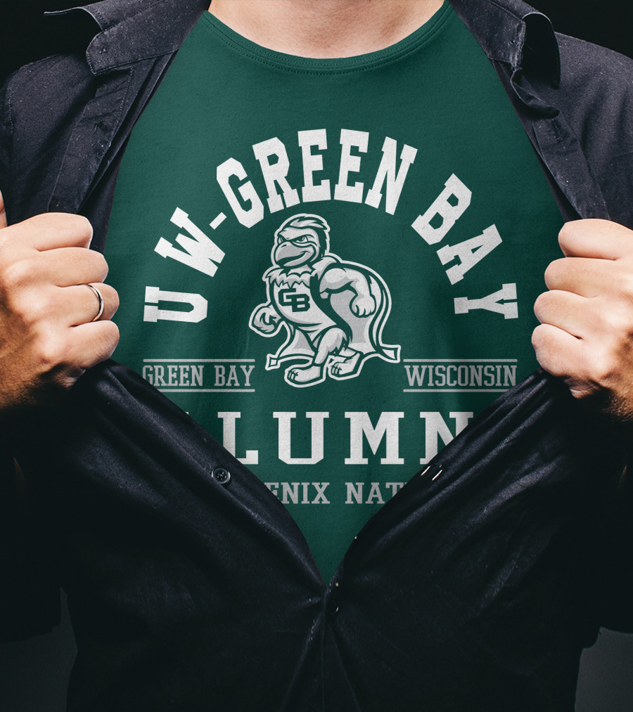 UW-Green Bay Phoenix Wisconsin Alumni Nation T-Shirt