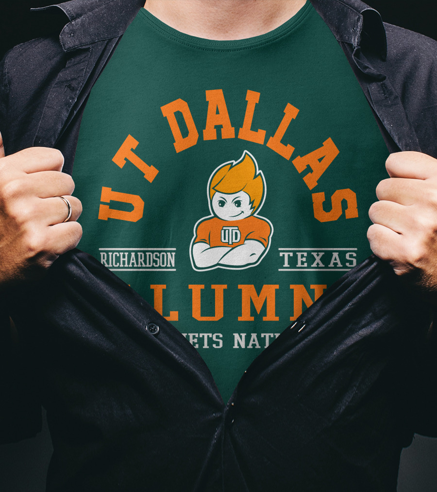 UT Dallas Alumni Comets Nation Richardson Texas T-Shirt