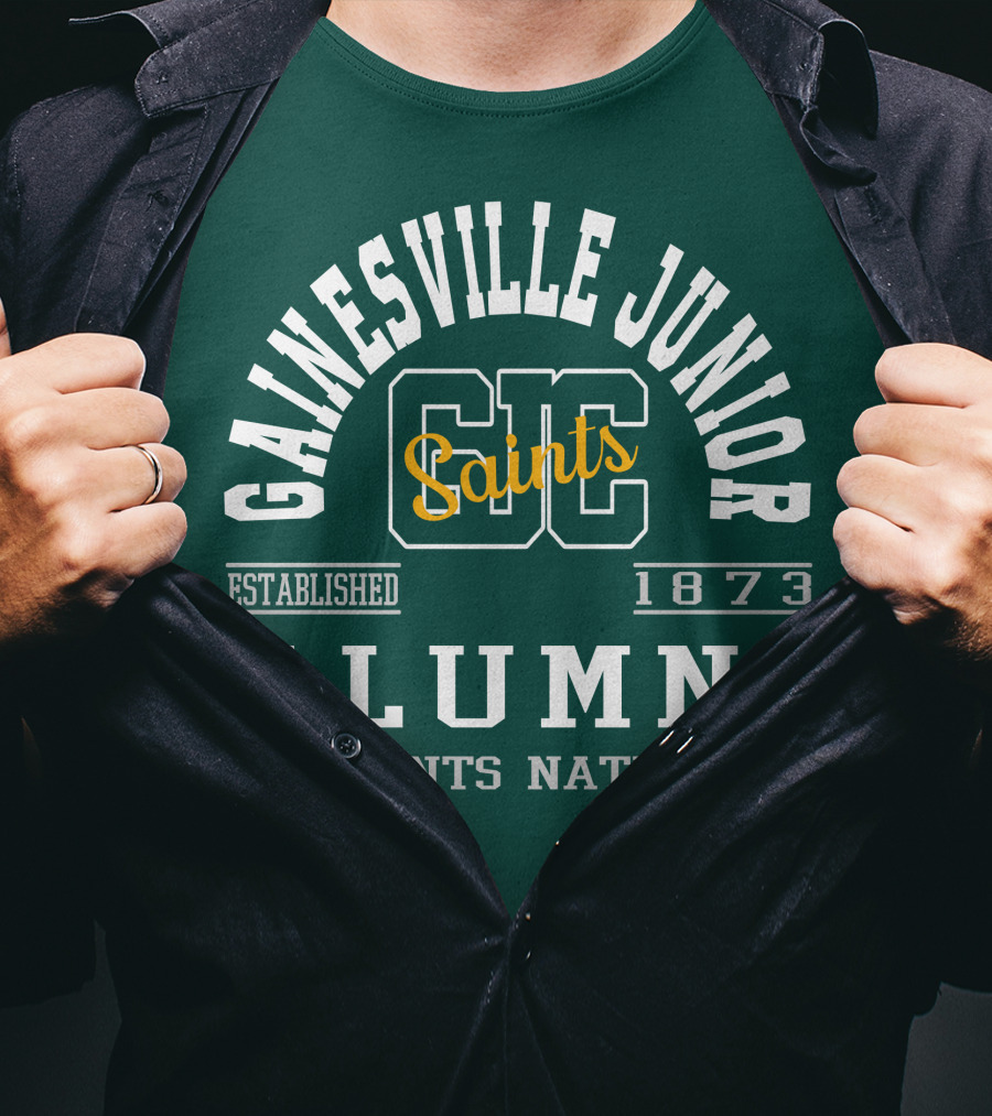 Gainesville Junior College Saints Alumni Established 1873 Saints Nation T-Shirt