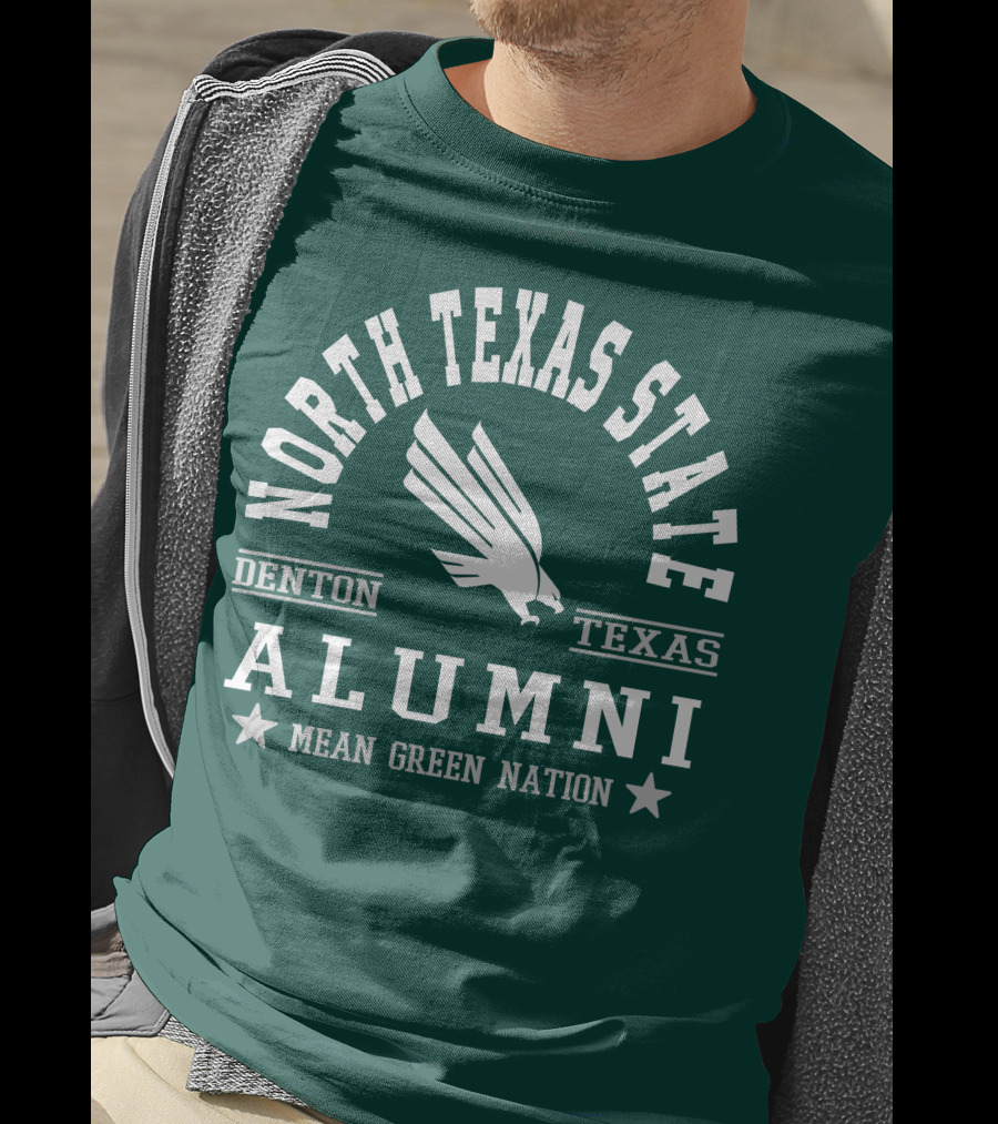 North Texas State Denton Texas Alumni Mean Green Nation T-Shirt