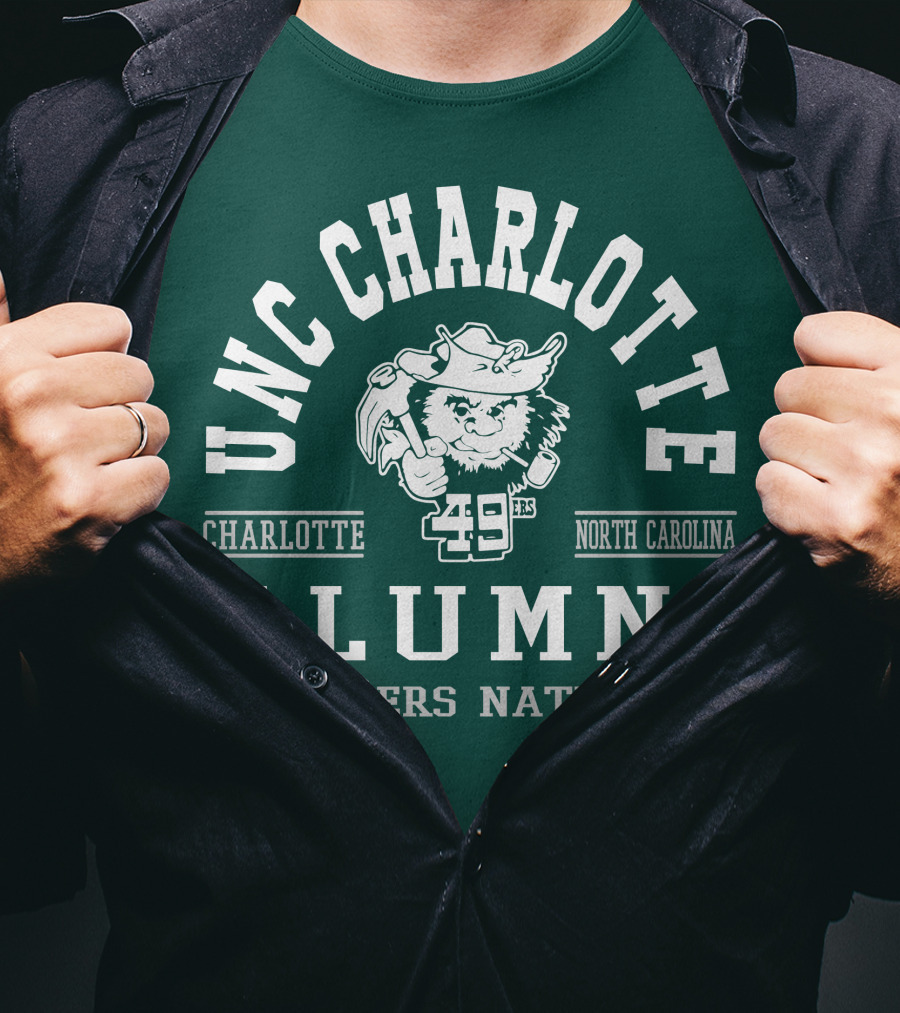 UNC Charlotte Alumni 49ers Nation Charlotte North Carolina T-Shirt