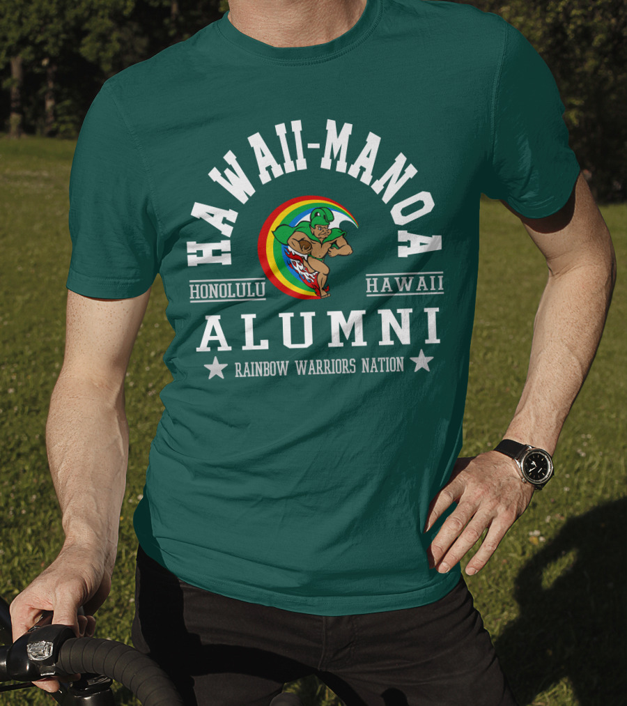 Hawaii-Manoa Honolulu Hawaii Alumni Rainbow Warriors Nation T-Shirt