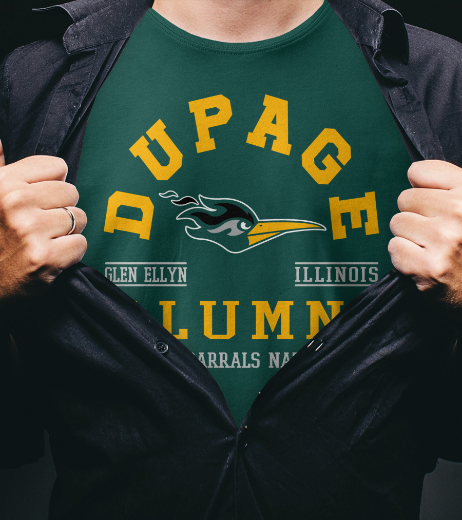 DuPage Glen Ellyn Illinois Alumni Chaparrals Nation T-Shirt