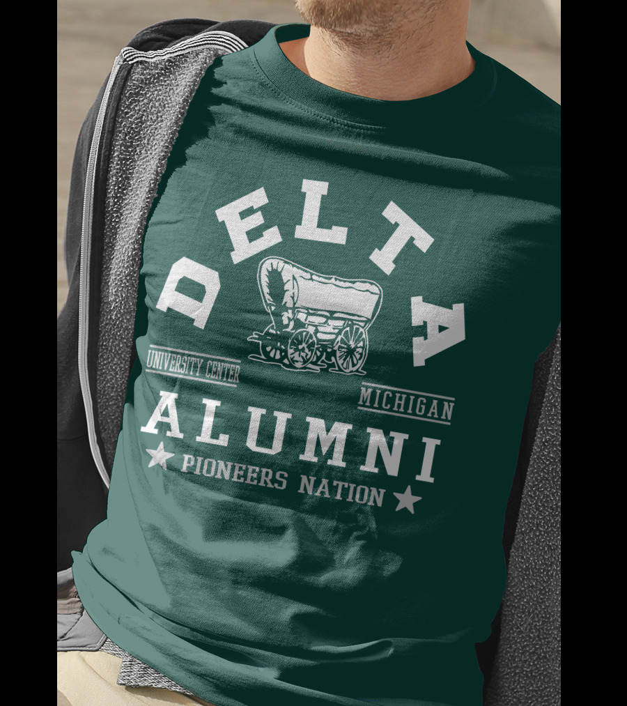 Delta University Center Michigan Alumni Pioneers Nation T-Shirt