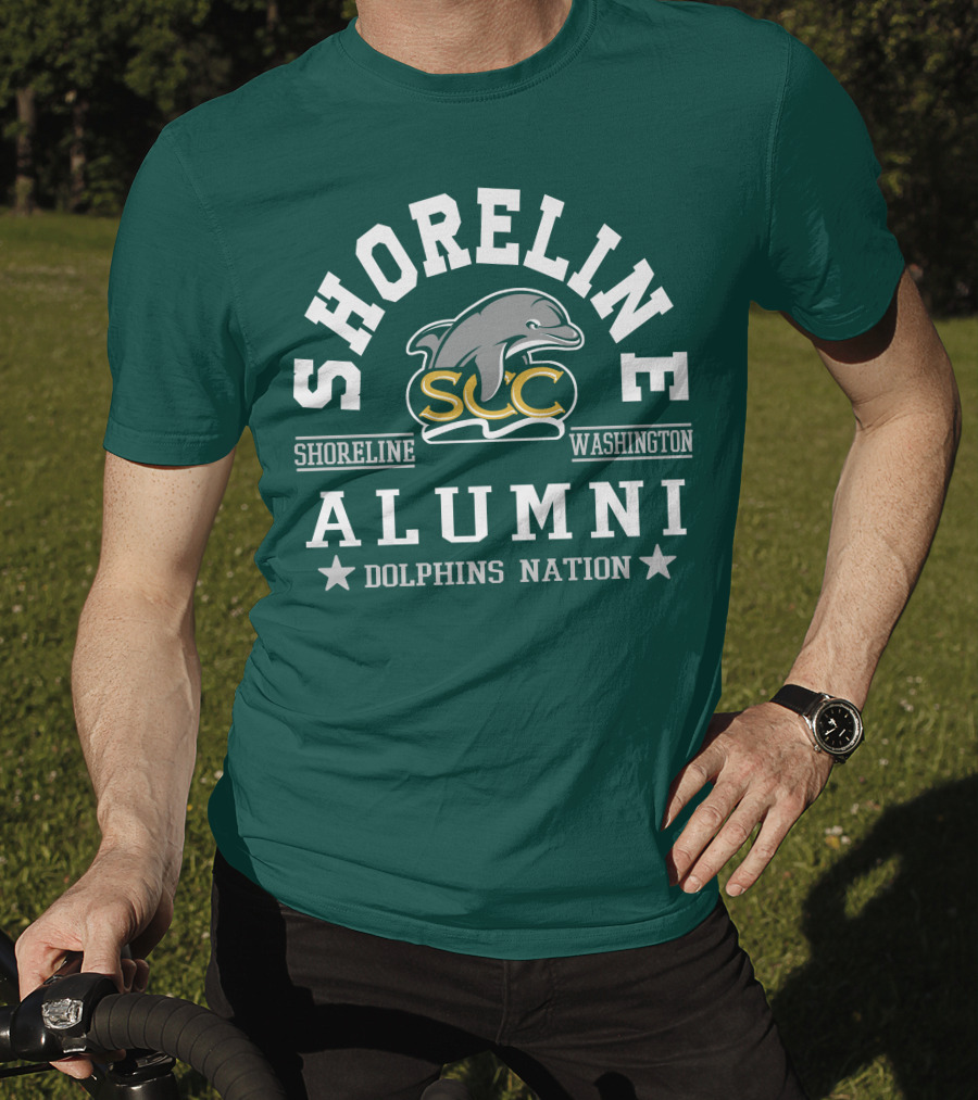 Shoreline Washington SCC Alumni Dolphins Nation T-Shirt