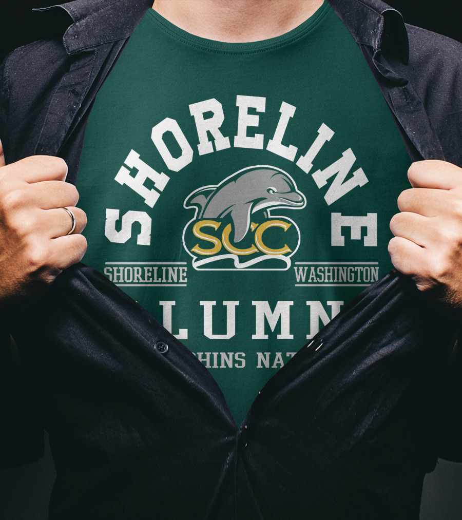 Shoreline Washington SCC Alumni Dolphins Nation T-Shirt