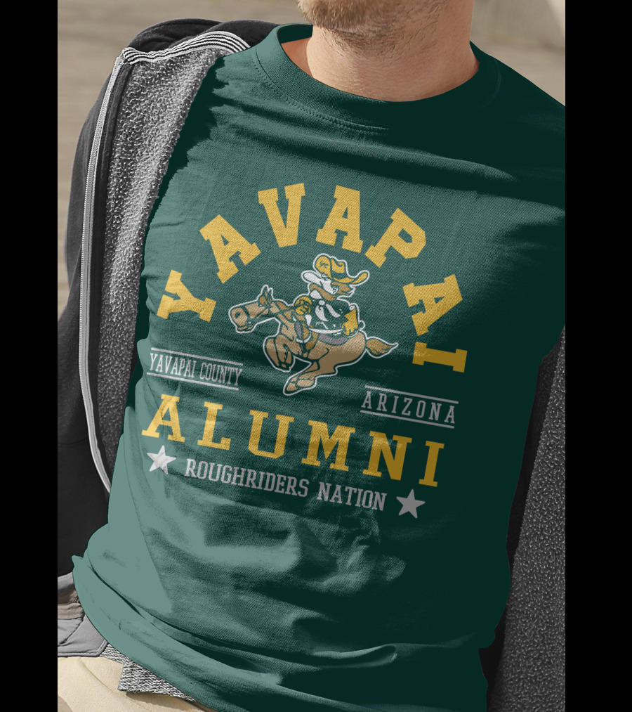 Yavapai College Alumni Arizona Roughriders Nation Yavapai County T-Shirt