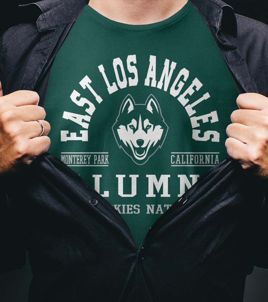 East Los Angeles Monterey Park California Alumni Huskies Nation T-Shirt