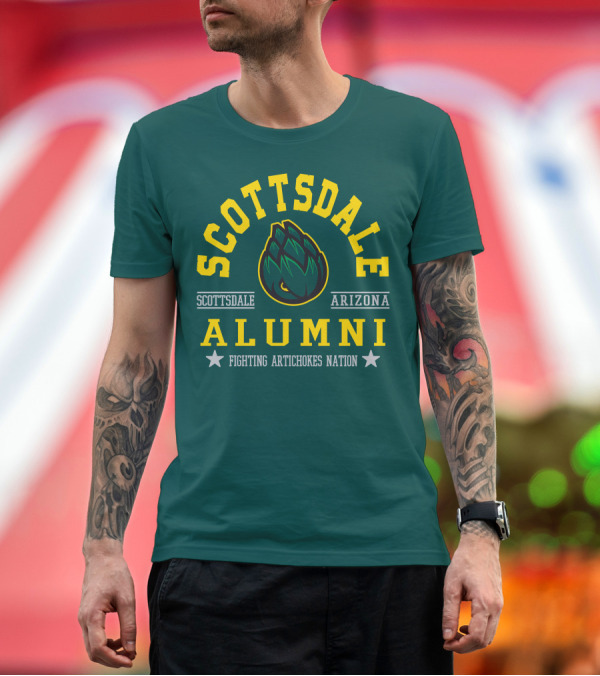 Premium T-Shirt: Scottsdale Arizona Alumni Fighting Artichokes Nation T-Shirt Scottsdale Arizona Alumni Fighting Artichokes Nation T-Shirt