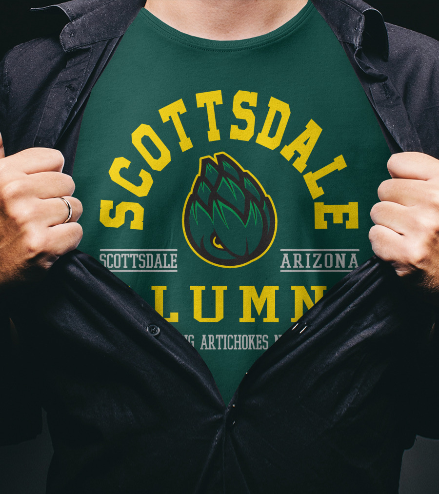 Scottsdale Arizona Alumni Fighting Artichokes Nation T-Shirt