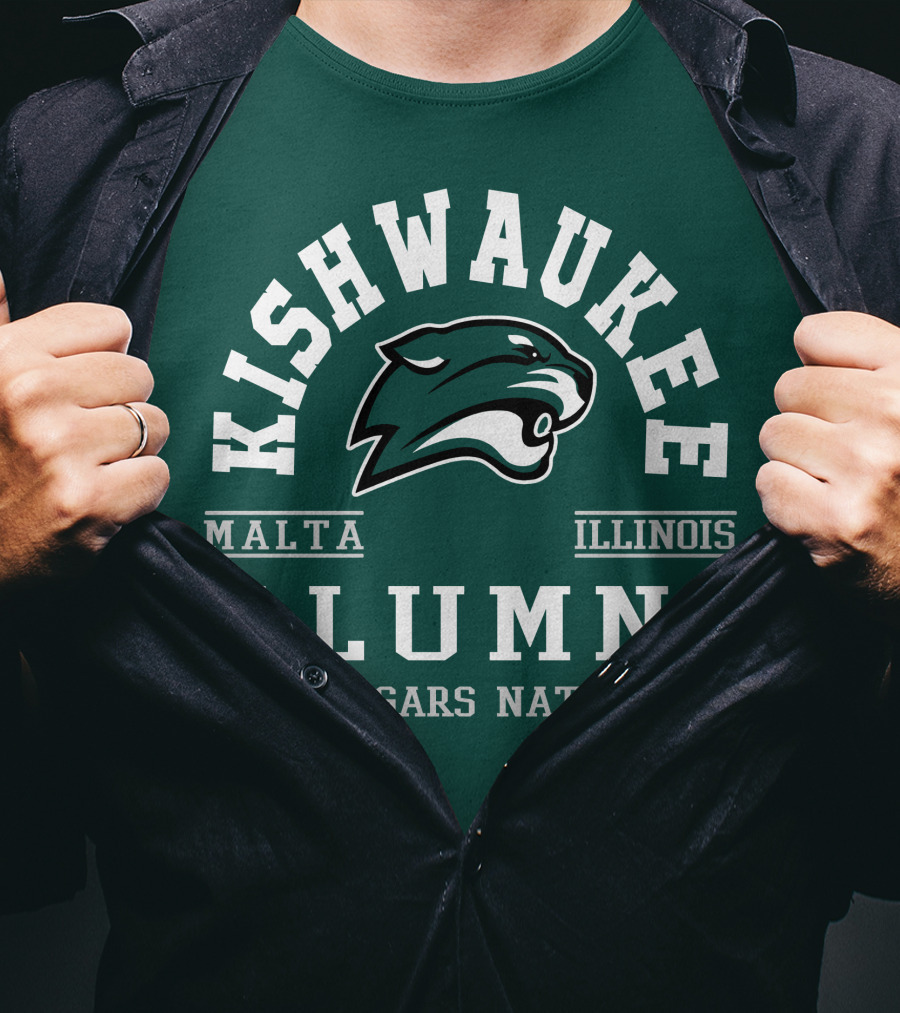 Kishwaukee College Alumni Malta Illinois Kougars Nation T-Shirt