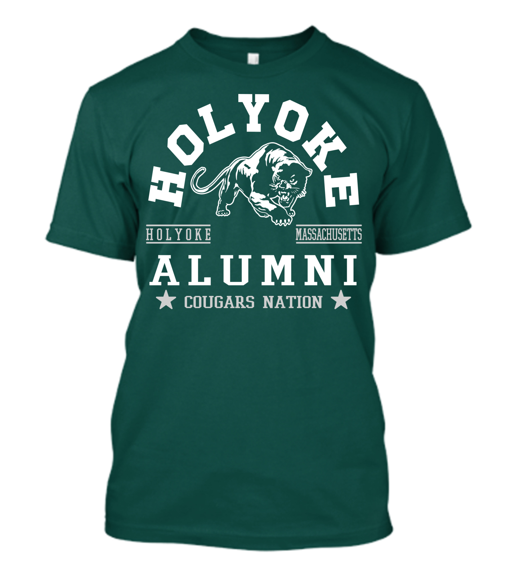 Holyoke Alumni Cougars Nation Massachusetts T-Shirt