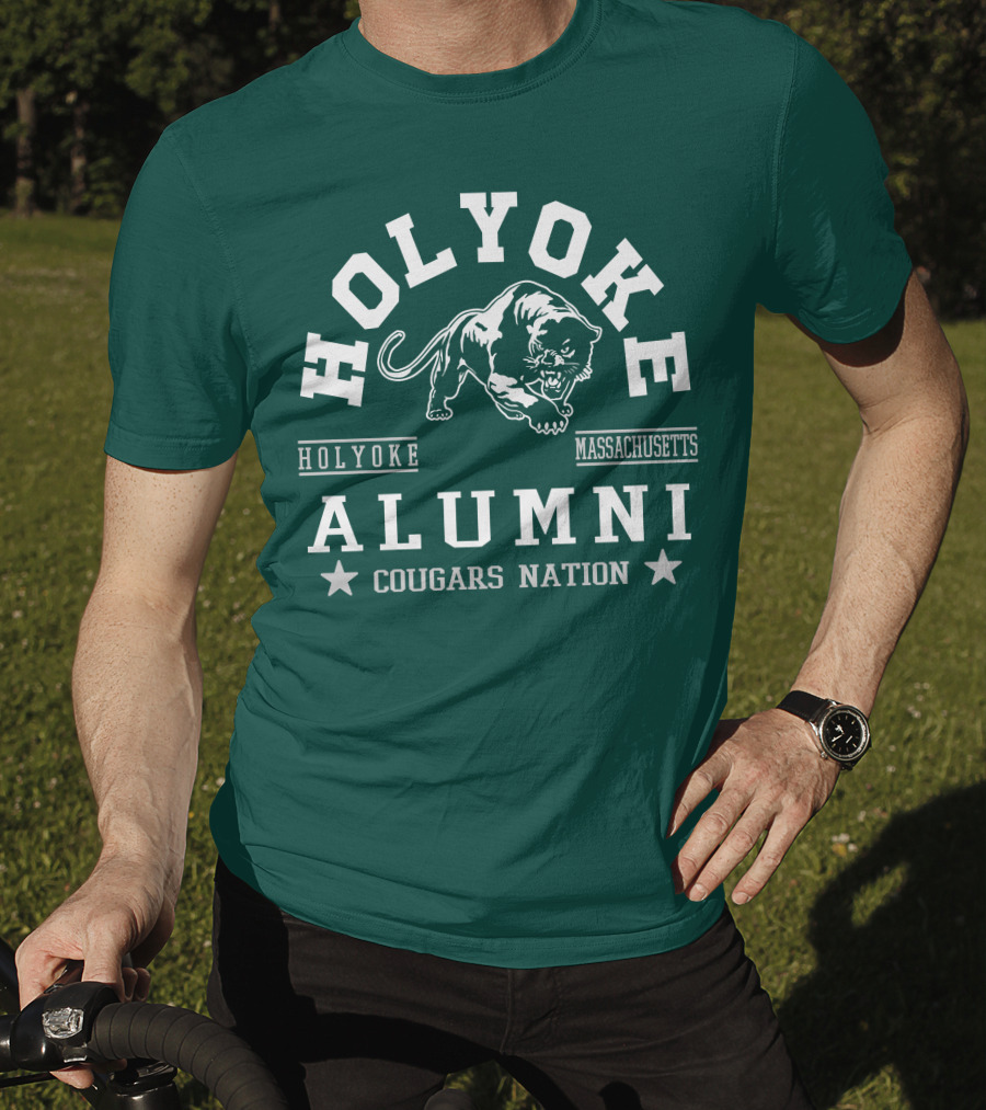 Holyoke Alumni Cougars Nation Massachusetts T-Shirt