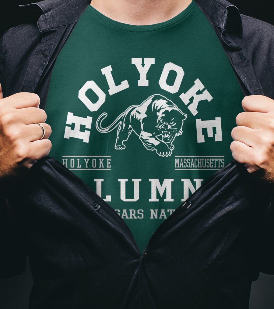 Holyoke Alumni Cougars Nation Massachusetts T-Shirt