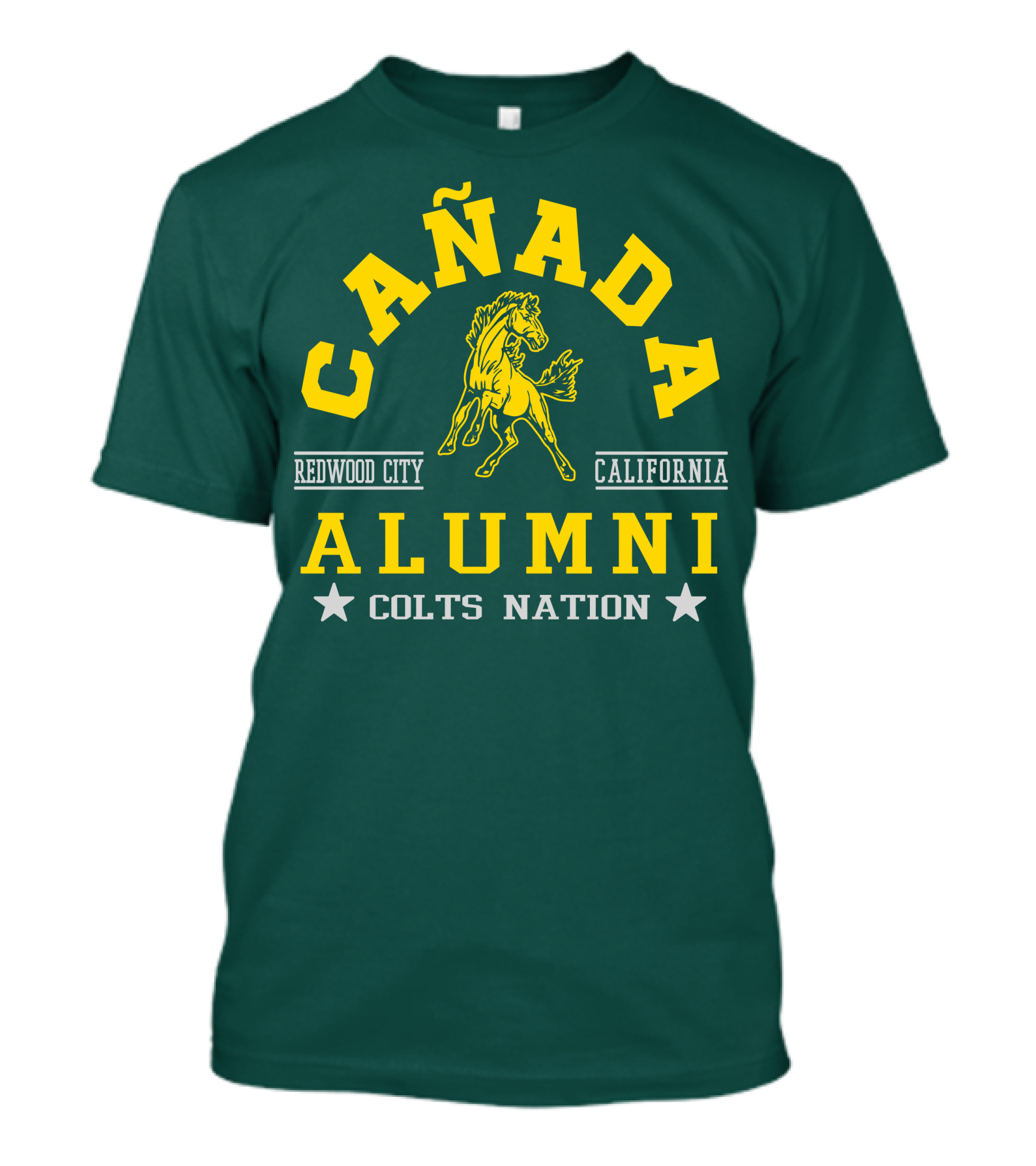 Cañada Alumni Colts Nation Redwood City California T-Shirt