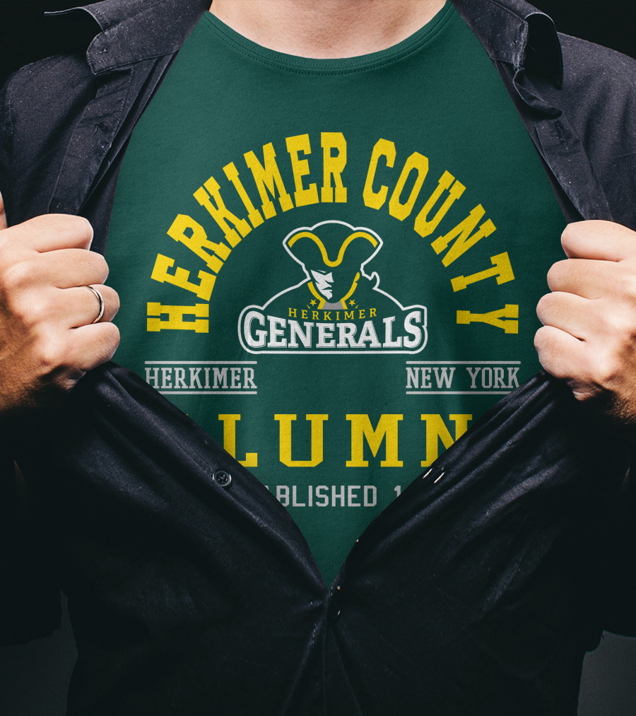 Herkimer County Generals Alumni New York Established 1966 T-Shirt