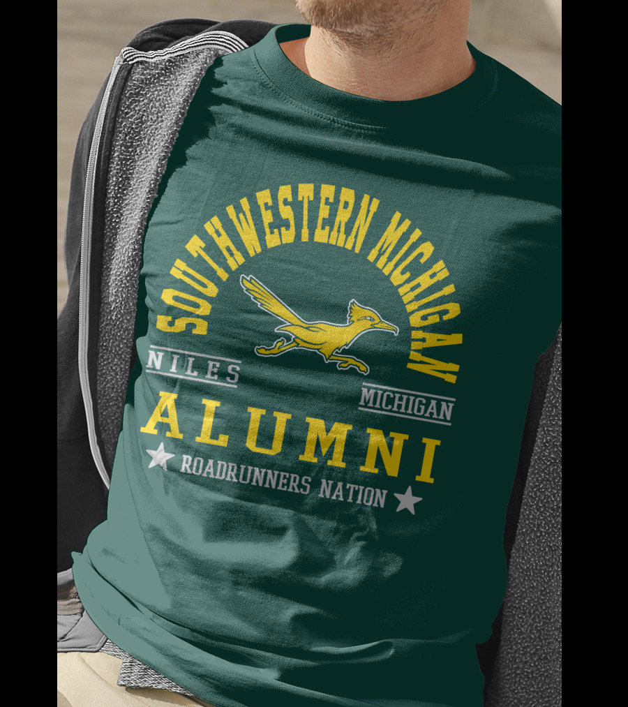 Southwestern Michigan Niles Alumni Roadrunners Nation T-Shirt