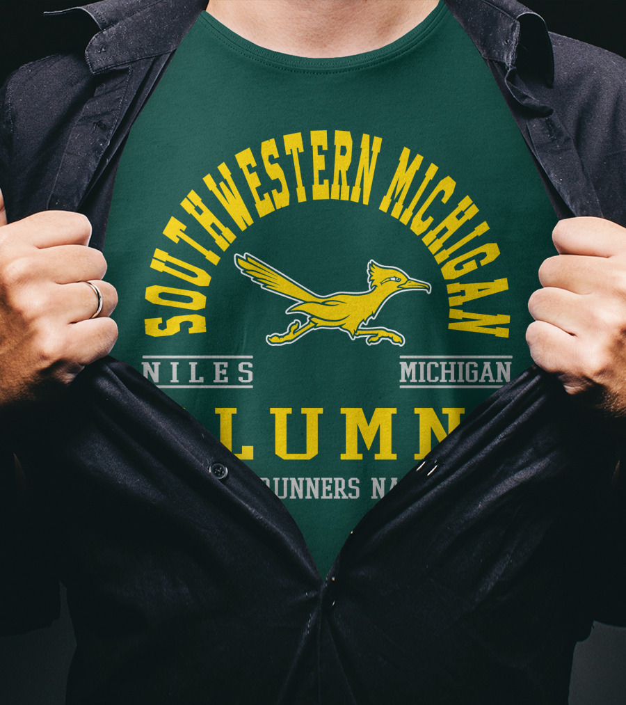 Southwestern Michigan Niles Alumni Roadrunners Nation T-Shirt