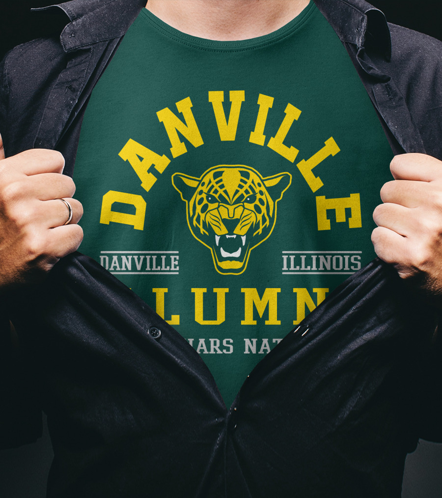 Danville Illinois Alumni Jaguars Nation T-Shirt
