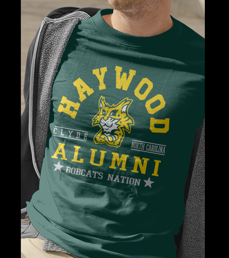 Haywood Alumni Clyde North Carolina Bobcats Nation T-Shirt