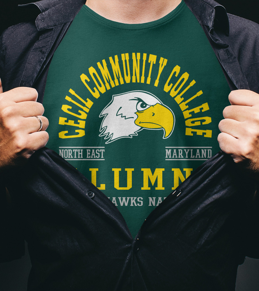 Cecil Community College Alumni Seahawks Nation North East Maryland T-Shirt