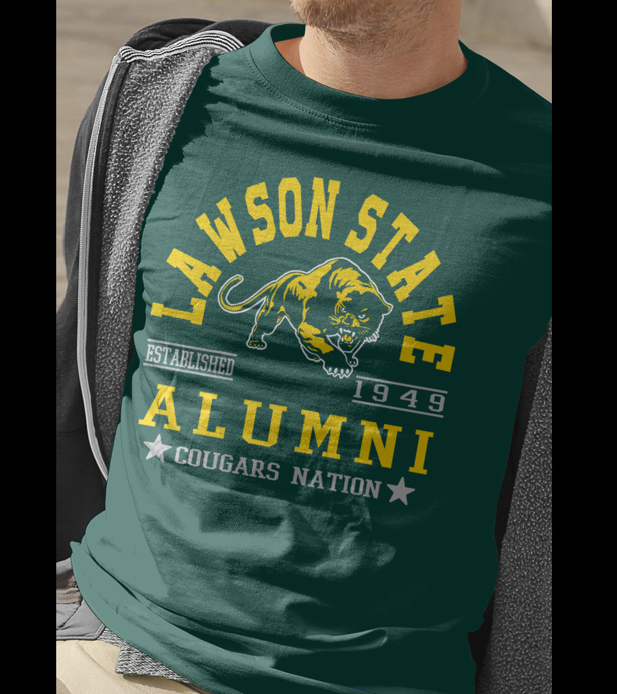 Lawson State Alumni Cougars Nation Established 1949 T-Shirt