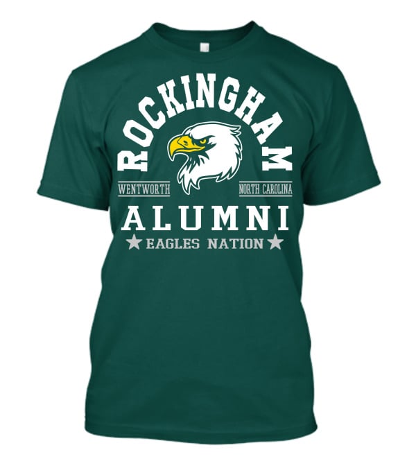 Rockingham Wentworth North Carolina Alumni Eagles Nation T-Shirt