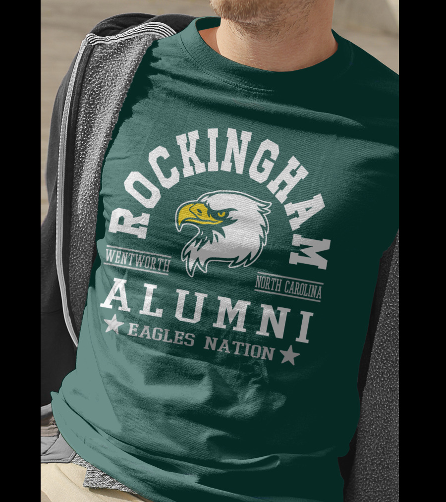 Rockingham Wentworth North Carolina Alumni Eagles Nation T-Shirt