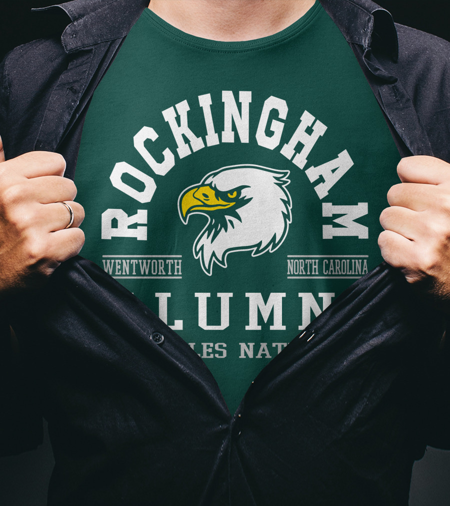 Rockingham Wentworth North Carolina Alumni Eagles Nation T-Shirt