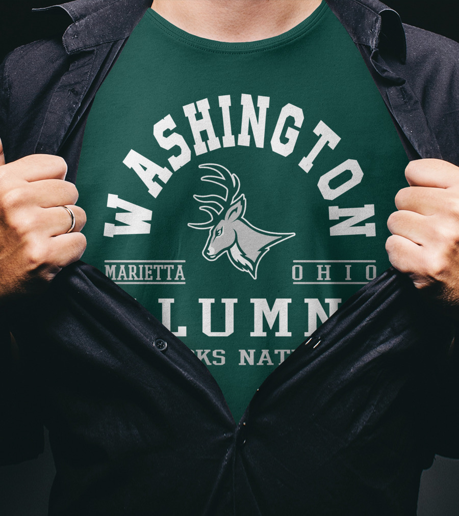 Washington Alumni Marietta Ohio Bucks Nation T-Shirt