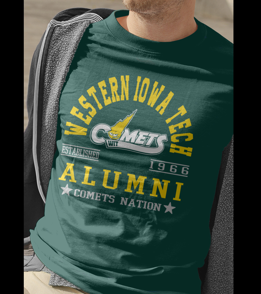 Western Iowa Tech Comets Alumni Established 1966 Comets Nation T-Shirt