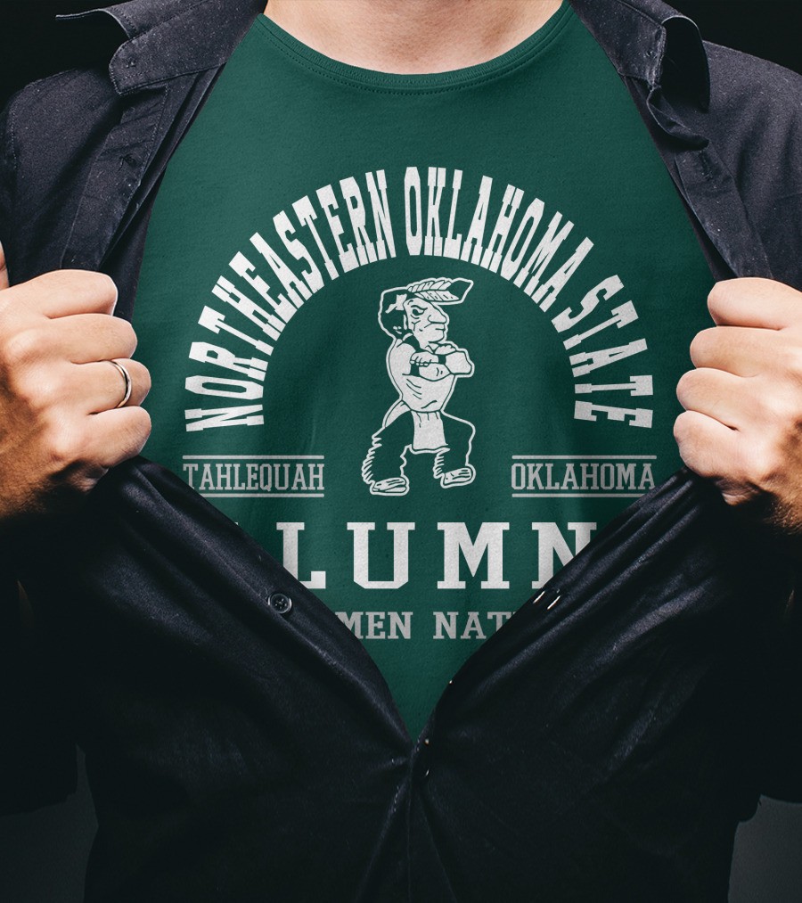 Northeastern Oklahoma State Alumni Tahlequah Oklahoma Redmen Nation T-Shirt