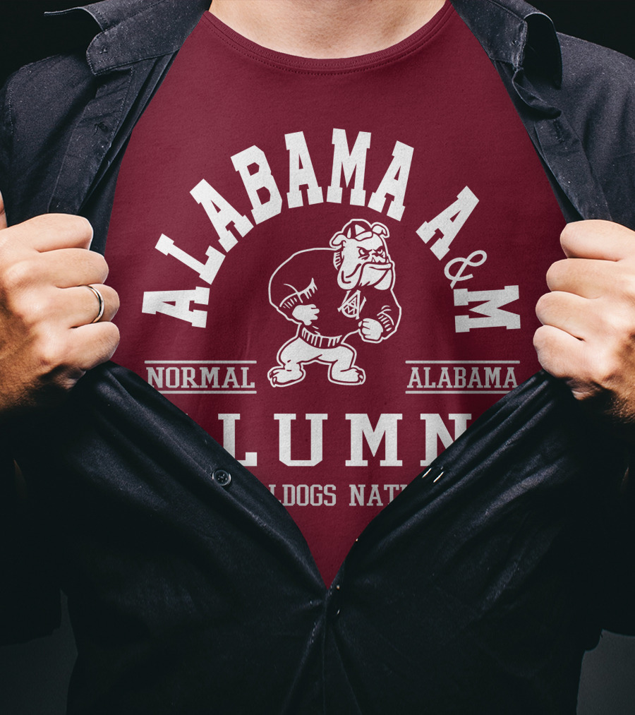 Alabama A M Alumni Bulldogs Nation Normal Alabama T-Shirt