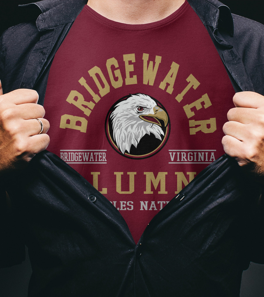 Bridgewater Virginia Alumni Eagles Nation T-Shirt