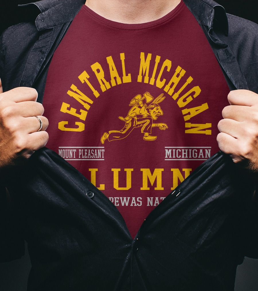 Central Michigan Alumni Mount Pleasant Chippewas Nation T-Shirt