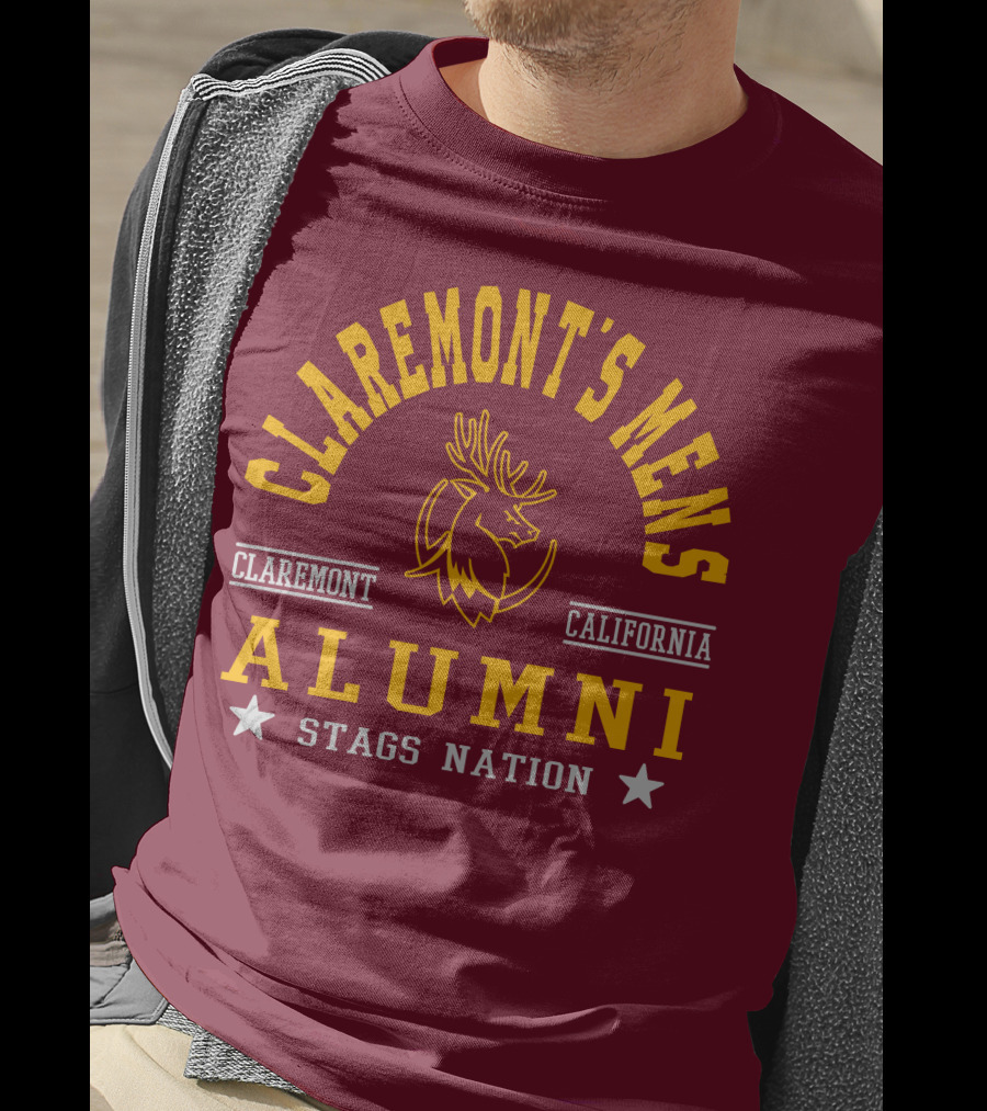 Claremont's Mens California Alumni Stags Nation T-Shirt