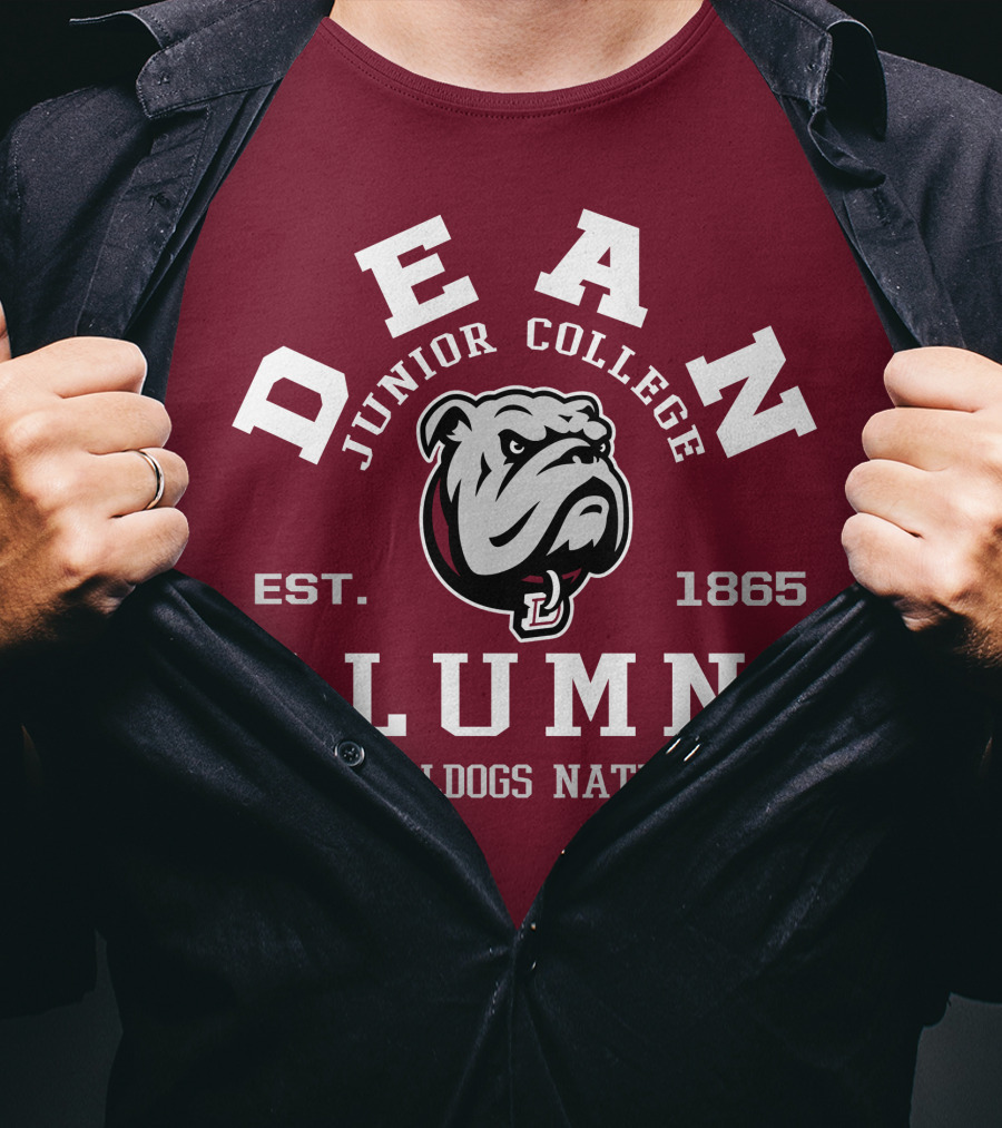 Dean Junior College Alumni Bulldogs Nation Est. 1865 T-Shirt