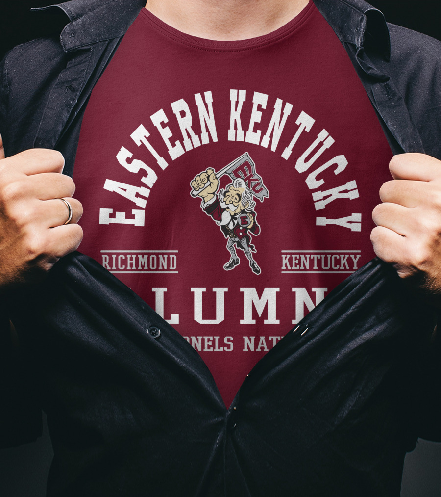 Eastern Kentucky Alumni Colonels Nation Richmond Kentucky T-Shirt