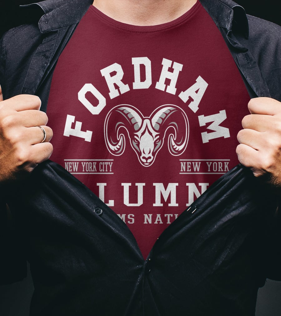 Fordham Alumni New York City Rams Nation T-Shirt