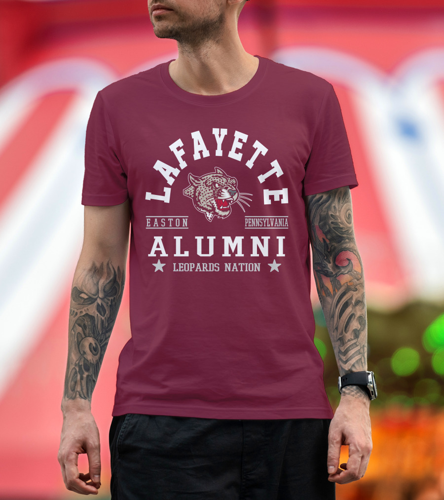 Lafayette College Alumni Leopards Nation Easton Pennsylvania T-Shirt