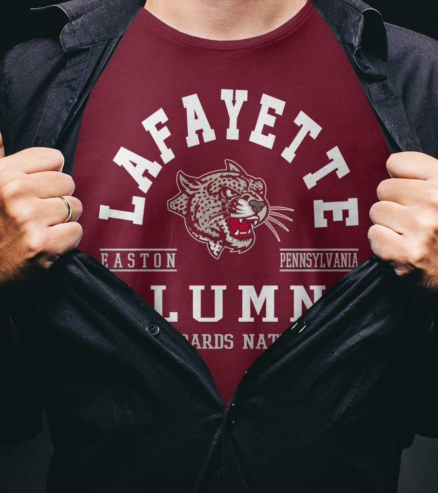 Lafayette College Alumni Leopards Nation Easton Pennsylvania T-Shirt